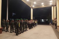 Polda Sulut dan TNI Gelar Patroli Skala Besar Jaga Keamanan Manado