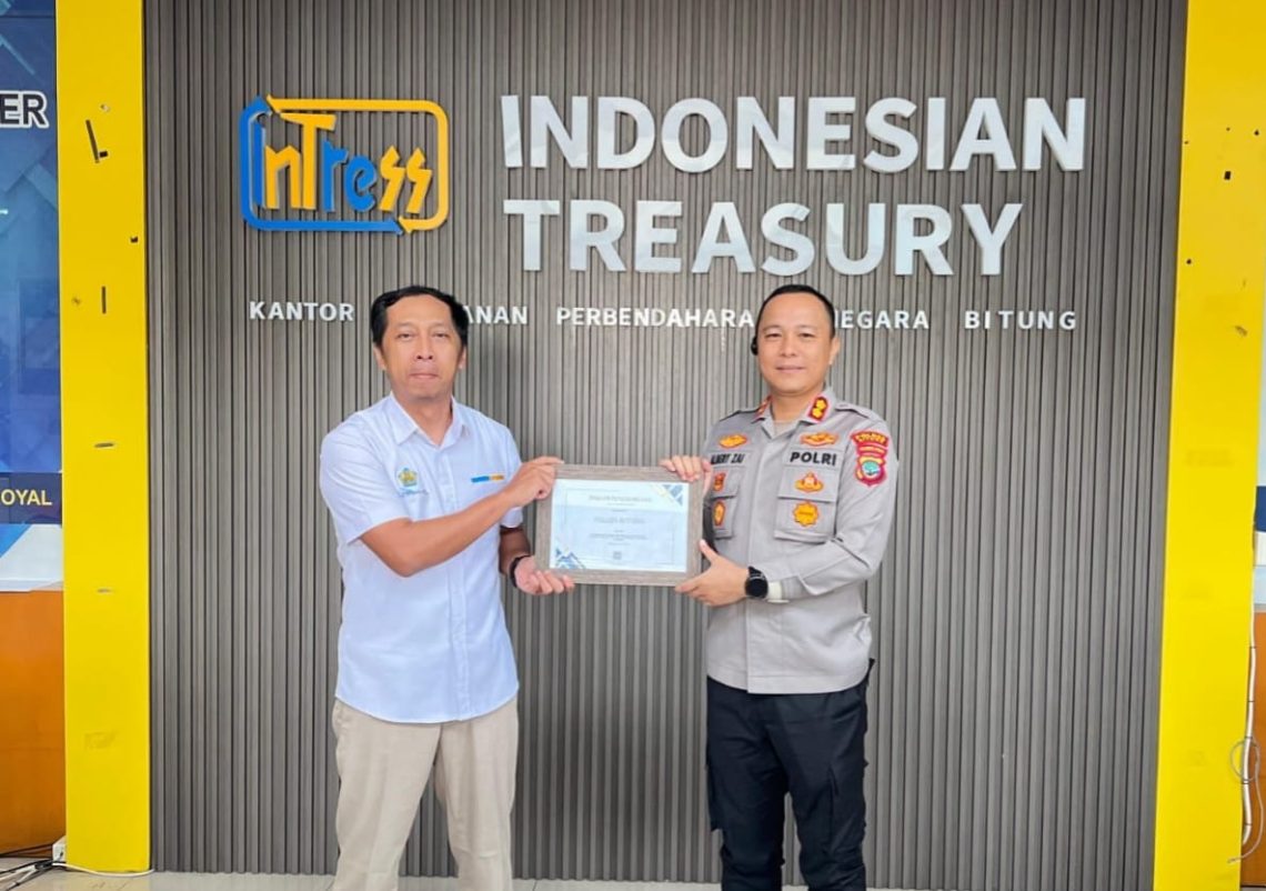 Kapolres Bitung AKBP Albert Zai Raih Penghargaan IKPA “Istimewa” dari KPPN