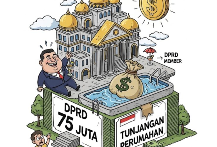 Di Tengah Ekonomi Rakyat Terjepit, Tunjangan Rumah DPRD Tembus Rp79 Juta per Bulan