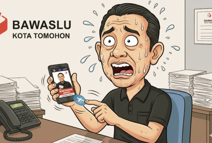 Kasus Korupsi Bawaslu Tomohon: Ketua Belum Bisa Dikonfirmasi, Nomor HP ‘Hilang’ dalam Mode Pesawat