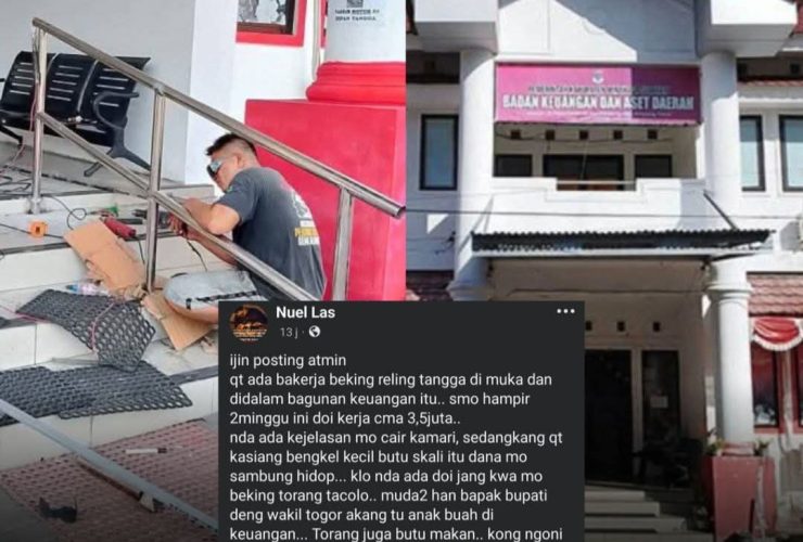 Viral! Pekerja Las di Minsel Keluhkan Upah Belum Dibayar, Tagih Keadilan di Kantor BKAD