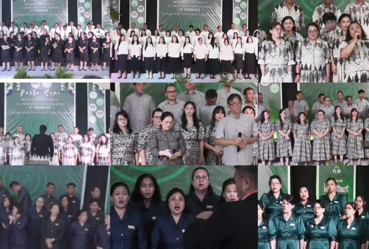 Ribuan Jemaat Padati Gereja Kanaan Uluindano, Pesta Seni GMIM Tomohon IV Resmi Dibuka