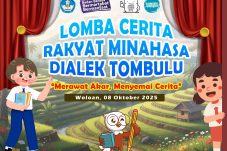Siap! Lomba Cerita Rakyat Minahasa Dialek Tombulu Digelar di Woloan