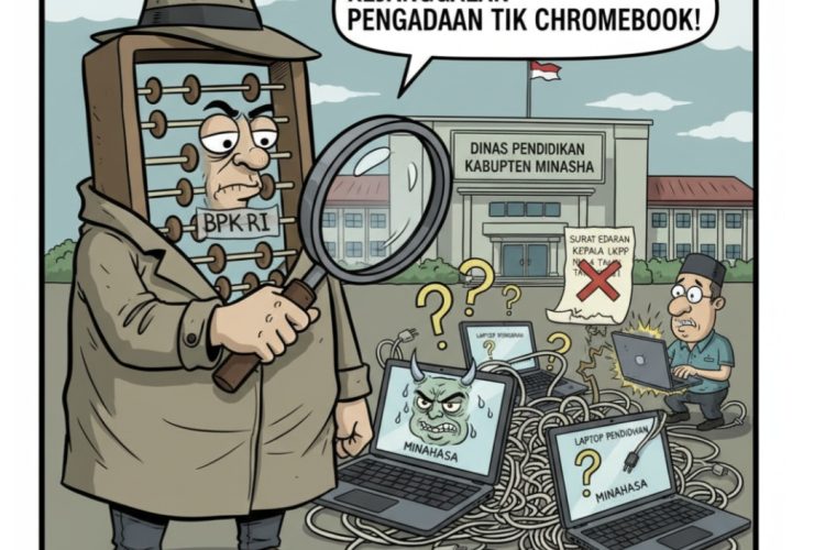 Pengadaan Chromebook Dinas Pendidikan Minahasa Diduga Langgar Aturan LKPP, Berpotensi Diproses Hukum