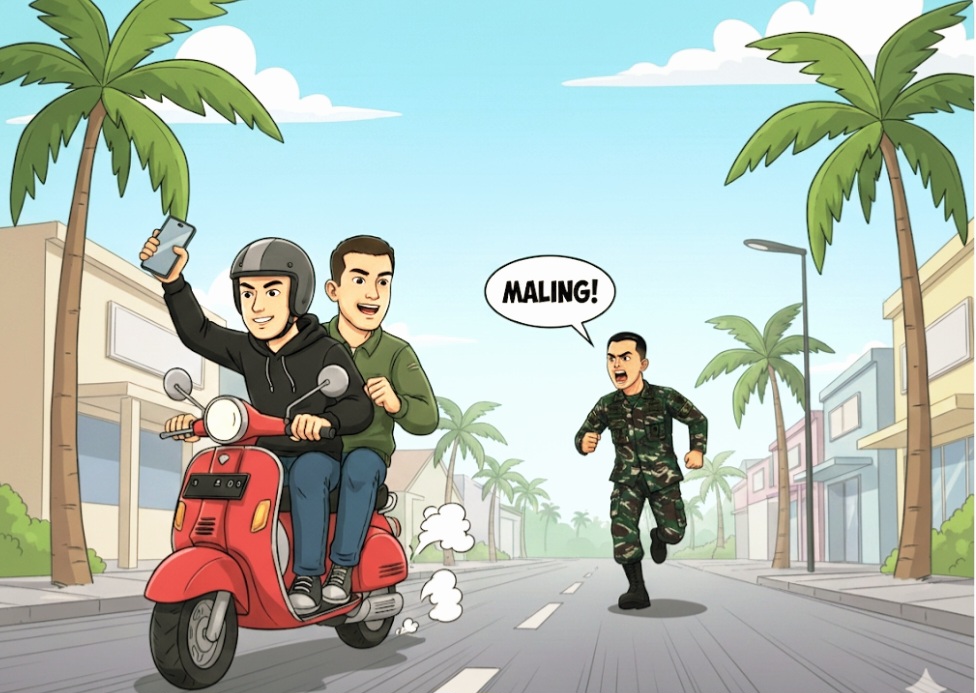 Anggota TNI Jadi Korban Jambret di Jakarta Pusat