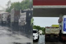 Antrian Dump Truk Kembali Mengular di SPBU Roong Tondano, Diduga Pasok Solar ke Tambang Ilegal