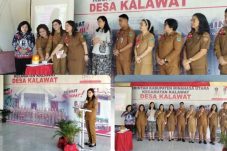 Kalawat Catat Sejarah, Jadi Desa Siaga Bebas TBC Pertama di Sulut