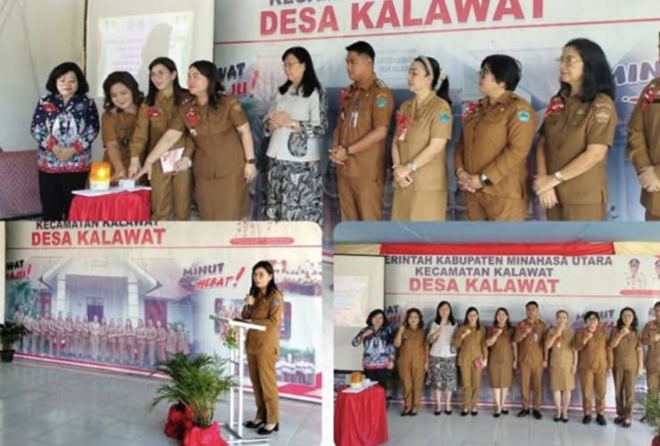 Kalawat Catat Sejarah, Jadi Desa Siaga Bebas TBC Pertama di Sulut