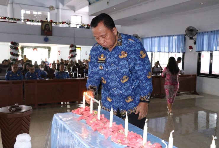 Bupati RD Resmi Buka Safari Natal Minahasa 2024