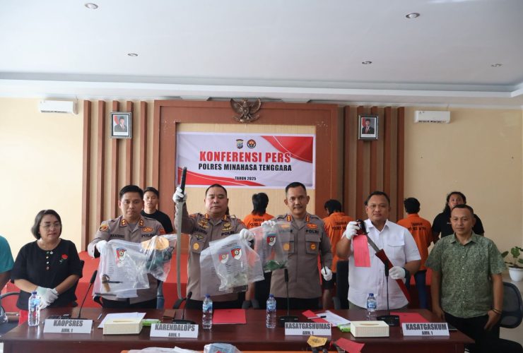 10 Tersangka Ditetapkan dalam Bentrokan Watuliney–Molompar, Polda Sulut: Situasi Sudah Kondusif