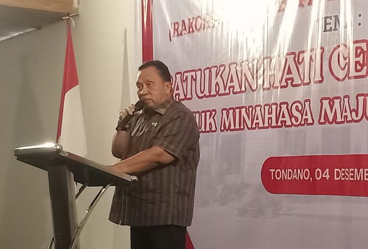Bupati Robby Dondokambey Buka RAKORWASDA Minahasa, Tegaskan Komitmen Bebas KKN