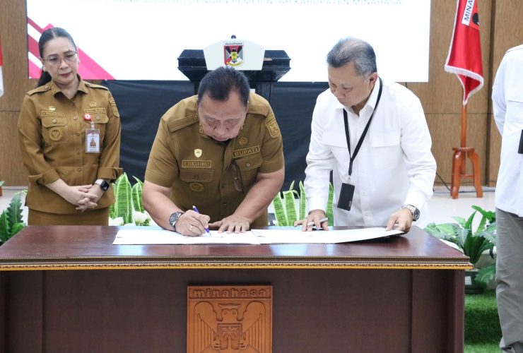 Pemkab Minahasa–Bank SulutGo Resmikan MoU Komoditi Unggulan dan Launching KUR Bohusami