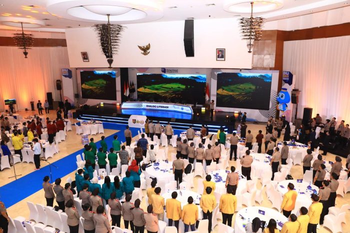 Diskusi Lemdiklat Polri bersama mahasiswa