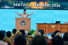 Kementerian Dalam Negeri (Kemendagri) menggelar Rapat Koordinasi Nasional (Rakornas) Pemerintah Pusat dan Daerah Tahun 2026 di Sentul International Convention Center (SICC), Kabupaten Bogor, Jawa Barat, Senin (2/2/2026).