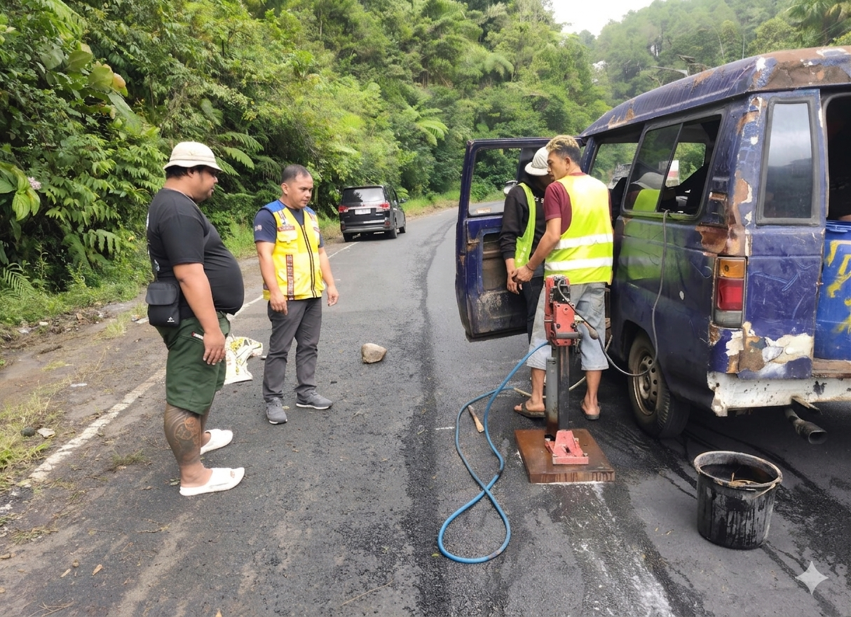 BPJN Sulut Klarifikasi Proyek Jalan LTBA yang Viral, Pastikan Sesuai Standar Teknis