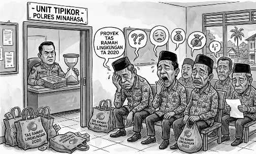 “Capek Dipanggil Lagi!” Hukum Tua Minahasa Sentil Penyidikan Korupsi Tas Ramah Lingkungan