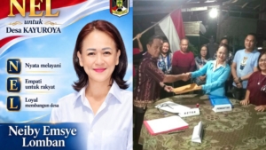 Diiringi Doa dan Gelombang Dukungan, Neiby Lomban Mantap Maju di Bursa Hukum Tua Kayuroya