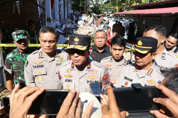 Wakapolda Sulut Turun Tangan, GOR KONI Sario Ambruk Usai Gempa M 7,6, Satu Tewas