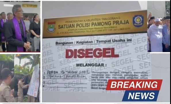 Penyegelan Rumah Doa POUK Tesalonika Usai Ibadah Jumat Agung Picu Kehebohan di Tangerang
