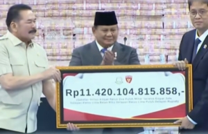 Kejagung Setor Rp11,4 Triliun ke Negara, Hasil Sikat Korupsi dan Penertiban Hutan