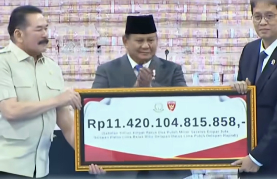 Kejagung Setor Rp11,4 Triliun ke Negara, Hasil Sikat Korupsi dan Penertiban Hutan