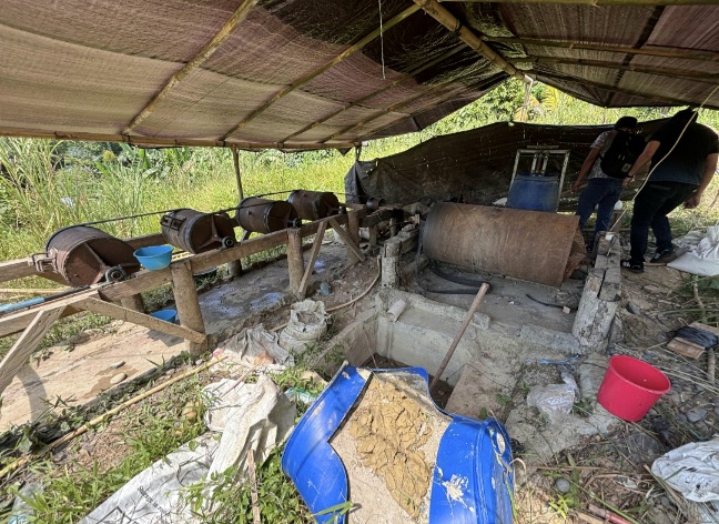 Polres Tomohon Gerebek Tambang Ilegal di Thatiti Tombariri, Tiga Pelaku Ditangkap