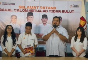 Bara Prima Daftar Calon Ketua TIDAR Sulut, Dapat Dukungan Cabang
