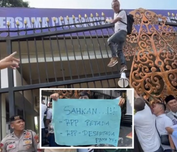 Massa BMR “Mengamuk” di Kemendagri, Tuntut Sahkan RPP Petada dan Cabut Moratorium