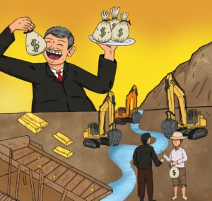 Diduga Oknum Anggota DPRD Inisial AS Rusak Kawasan Hutan Produksi Osing-Osing Jadi Lokasi PETI