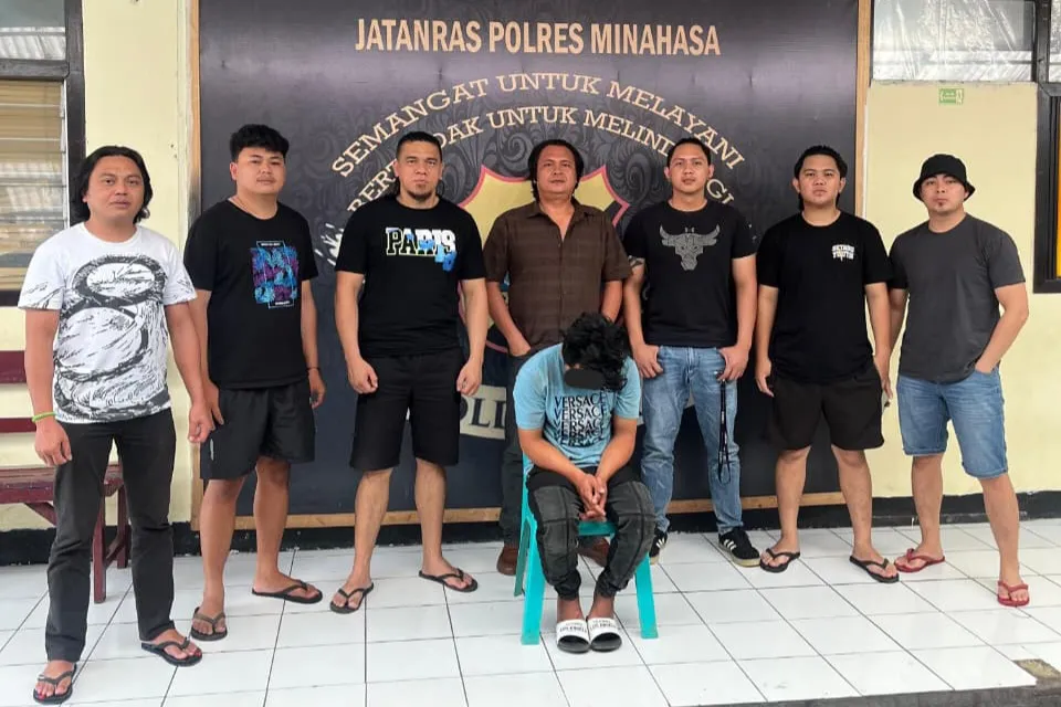 Resmob Minahasa Bekuk Terduga Pelaku Kekerasan Seksual Anak di Tompaso