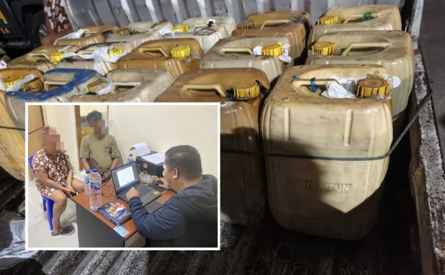 Disergap Tengah Malam! Mobil Diduga Jaringan Mafia BBM Angkut 360 Liter Pertalite di Kotamobagu