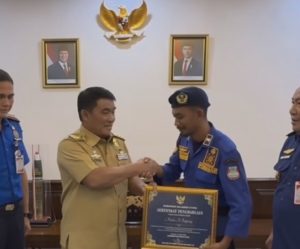 Damkar yang Terlupakan Akhirnya Diberi Penghargaan, Marlon Bangonang: Terima Kasih Bapak Gubernur