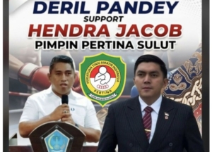 Deril Pandey Support Hendra Jacob Pimpin Pertina Sulut