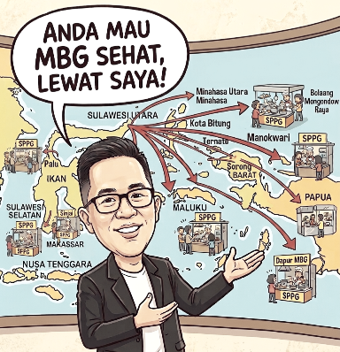 Tak Hanya 11 Dapur di Sulut, Dugaan Jaringan MBG Terkait MJP Disebut Menjangkau Indonesia Timur