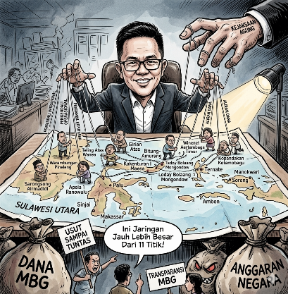 Astaga! Jaringan Dapur MBG di Sulut yang Dikaitkan dengan MJP Diduga Menggurita, Tak Hanya 11 Titik