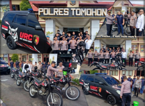 Tim URC Polres Tomohon Resmi Dibentuk, Kriminal Jalanan Jadi Sasaran