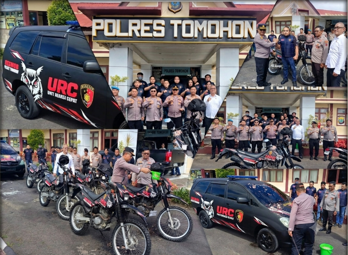 Tim URC Polres Tomohon Resmi Dibentuk, Kriminal Jalanan Jadi Sasaran