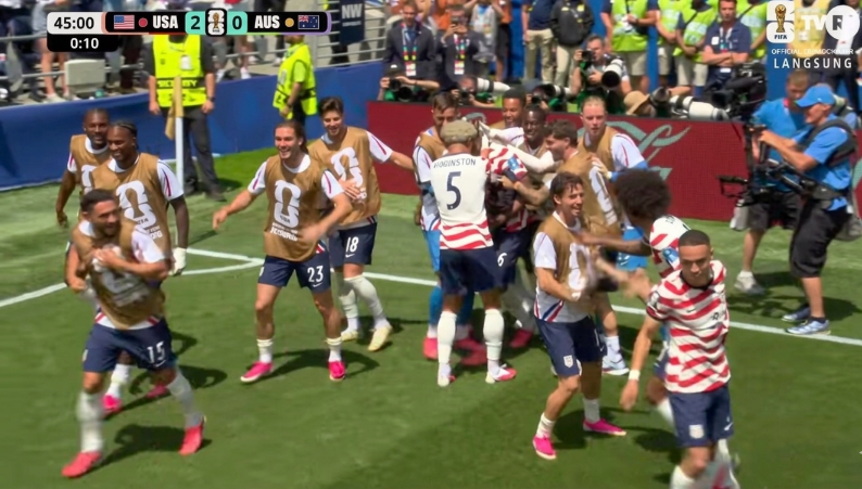 Amerika Serikat Tundukkan Australia 2-0 di Seattle
