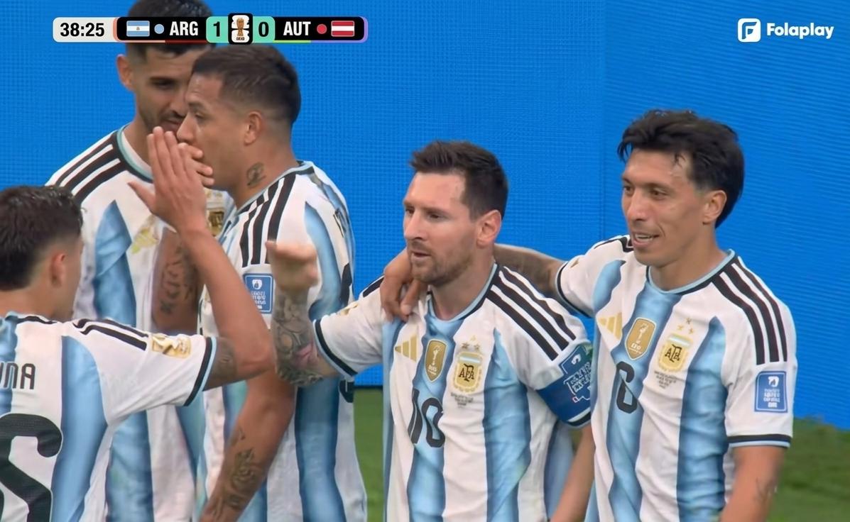 Dua Gol Messi Antar Argentina Tekuk Austria