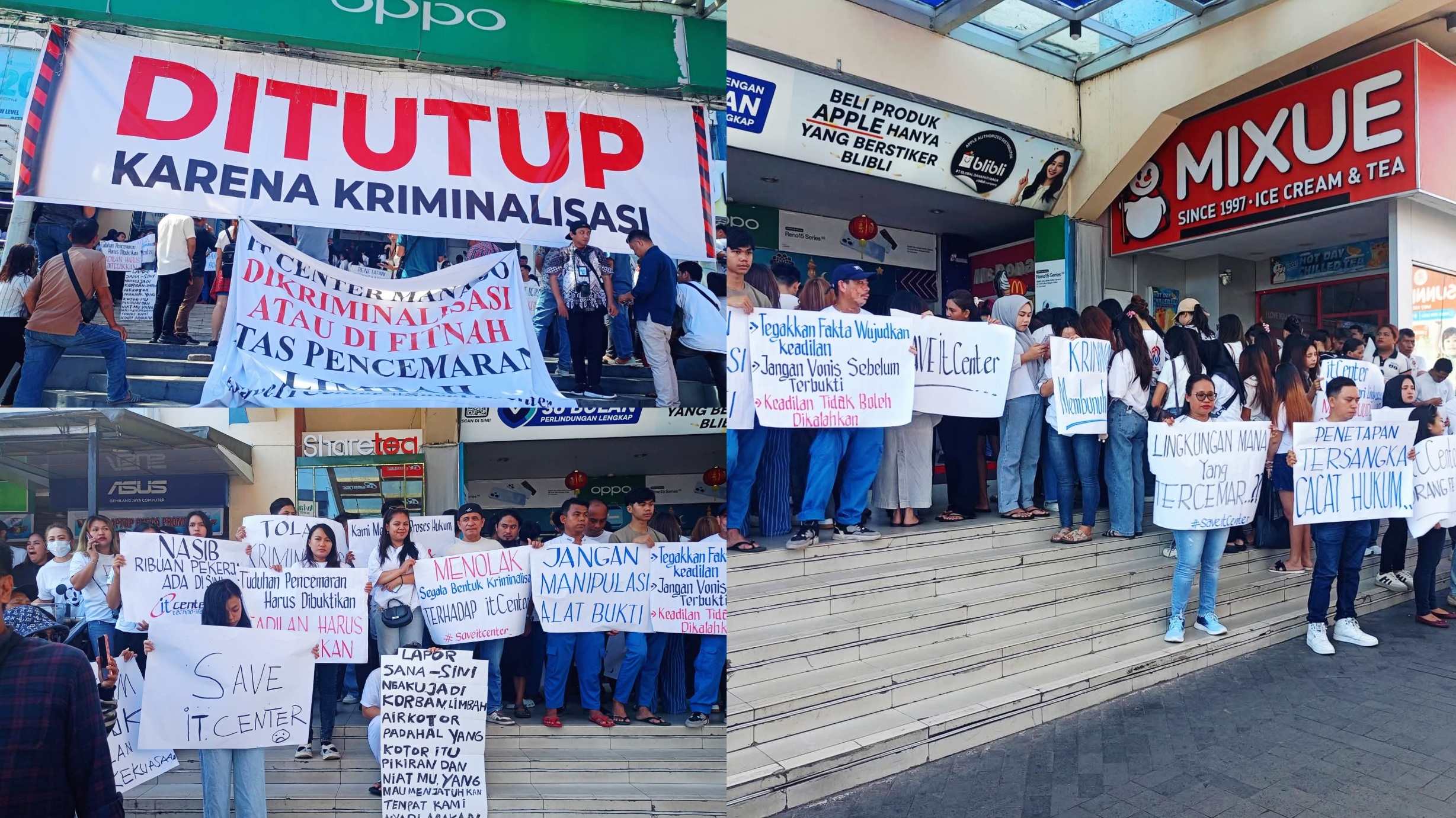 Kalau IT Center Manado Tutup, Kami Ikut Tumbang! Ratusan Karyawan Lawan Dugaan Kriminalisasi