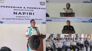 Sekolah Alkitab Napiri Resmi Dibuka di LPP Manado, Hadirkan Harapan Baru bagi Warga Binaan