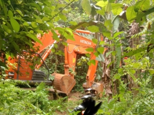 HEBOH! Warga Desa Mengkang Temukan Sembilan Excavator di Kawasan Hutan Lingontu, Diduga Dipindahkan untuk Menghindari Razia