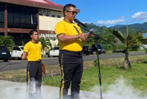 Kapolres Boltim Buka Rangkaian HUT Bhayangkara ke-80