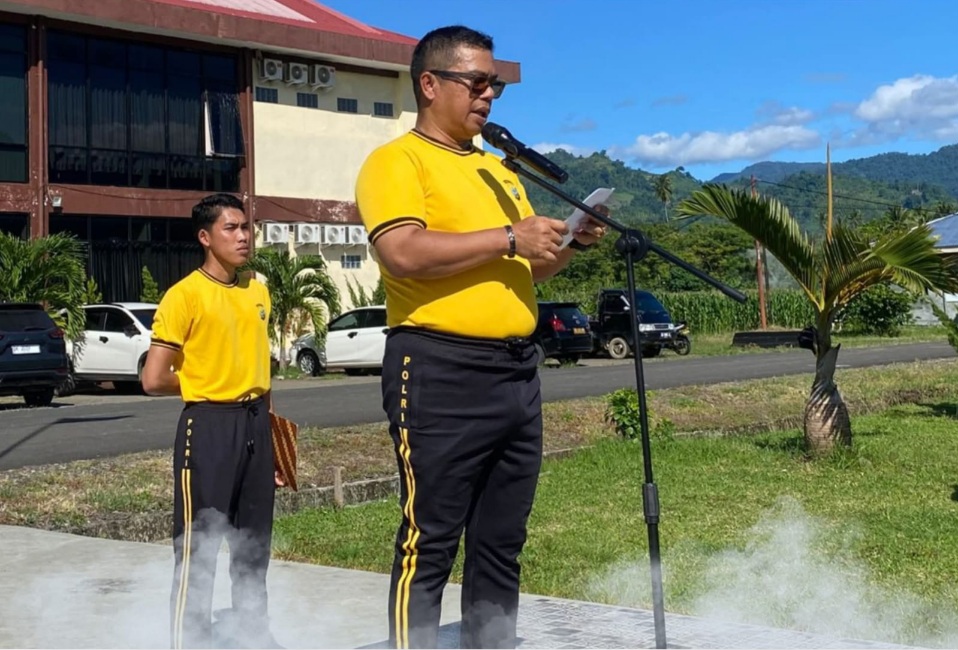 Kapolres Boltim Buka Rangkaian HUT Bhayangkara ke-80