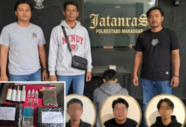 Polda Sulut Bongkar Jaringan Liquid Ganja Sintetis Antarprovinsi, Bandar Utama Dibekuk di Makassar