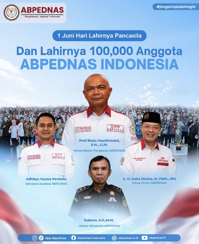 ABPEDNAS Tembus 100 Ribu Anggota, Perkuat Posisi BPD sebagai Pilar Pengawasan Desa