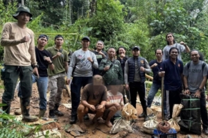 Dua Warga Molinow Ditangkap dalam Operasi PETI di Kawasan TN Bogani Nani Wartabone, Satu Pelaku Kabur