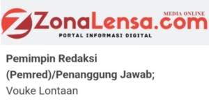 Heboh! Nama Ketua SMSI Sulut Tercantum sebagai Pemred di ZonaLensa.com Tanpa Izin