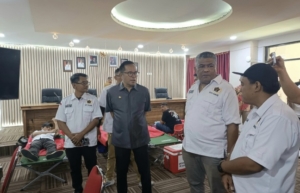 Pokja PWI Manado Gelar Donor Darah HUT Kota Manado, Wawali: Ini Gerakan Kemanusiaan Nyata