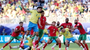 Maroko Kejutkan Brasil! Gol Saibari Dibalas Vinicius Jr, Skor 1-1 Saat Turun Minum